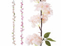 Rami a ghirlanda primaverili di fiori di pesco artificiali da appendere, set da 6 pezzi, m 1,80