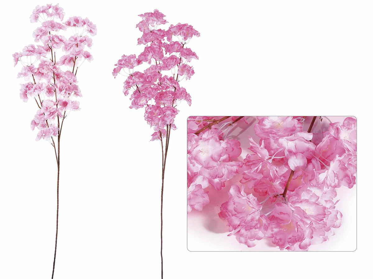 Rami primaverili di fiori di ciliegio artificiale, set da 6 pezzi, cm 56 H (con gambo 98)