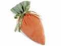 Sacchetti portadolci di Pasqua a forma carota in stoffa effetto velluto, set da 18 pezzi, cm 17x26 H (al tirante 19)