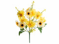Mazzi a bouquet di margherite e fiori di campo artificiali, set da 8 pezzi, cm 30 H (c / gambo 41,5)