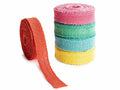 Nastri in juta bordata colorata, set da 5 pezzi, mm 25 x 10 m