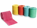 Nastri in juta bordata colorata, set da 5 pezzi, mm 125 x 10 m