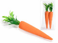 Carota decorativa pasquale in confezione da due pezzi, set da 30 pezzi, cm 20 H