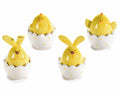 Barattolini a uovo con personaggio pasquale in ceramica, set da 8 pezzi, Ø 6 cm x 9,5 H