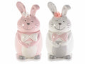 Barattoli / biscottiere / contenitori per alimenti in ceramica colorata, set da 2 pezzi, Ø 11,5 cm x 22 H