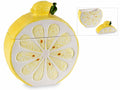 Barattoli alimentari / contenitori / biscottiere in ceramica a forma di fetta, set da 2 pezzi, cm 16,5 x 7 x 19 H