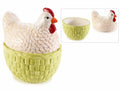Contenitori / biscottiere / portadolci adatti al contatto alimentare, set da 2 pezzi, cm 18 x 14 x 21 H