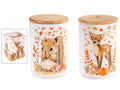 Barattoli / biscottiere / contenitori portadolci alimentari da cucina, set da 4 pezzi, Ø 10 cm x 15,5 H