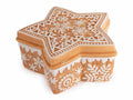 Barattoli / biscottiere / contenitori portadolci di Natale in ceramica, cm 21 x 20 x 9 H