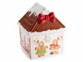 Barattoli / biscottiere / contenitori portadolci ad uso alimentare in ceramica, set da 2 pezzi, cm 13 x 13 x 16 H