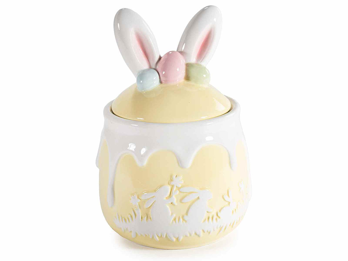 Biscottiere / portadolci / barattoli pasquali adatti all'uso alimentare, set da 2 pezzi, Ø 13,5 cm x 20 H