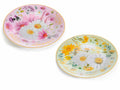 Piatti floreali in porcellana decori fiori e camomilla adatti al contatto, set da 6 pezzi, Ø 19 cm