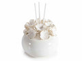 Vasetti con fiori in porcellana e stick per profumare, set da 3 pezzi, Ø 9 cm x 9 H (con stick13)