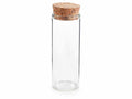 Provette porta confetti / spezie / alimenti in vetro alimentare con tappo, set da 60 pezzi, Ø3cmx8H (con tappo8,5)