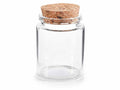 Provette porta confetti / spezie / alimenti in vetro alimentare con tappo, set da 30 pezzi, Ø4,7cmx6H (c / tappo6,5)