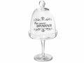 Alzatine per dolci / pasticcerie / bar in vetro alimentare trasparente, set da 2 pezzi, Ø 12,5 cm x 25 H