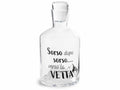 Bottiglie in vetro adatte al contatto alimentare con tappo e scritta Sorso dopo, set da 2 pezzi, Ø 10 cm x 19,5 H