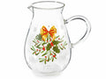Caraffe in vetro con design natalizio a 180°, in scatola, cm 19,5 x 14 x 20 H
