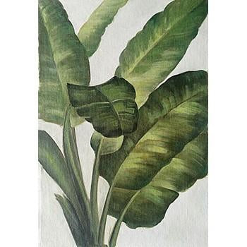 Quadro in legno con foglie, 38x3x55 cm (kit da 3)
