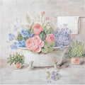 Quadro in legno a fiori, 2 soggetti assortiti (kit da 3)