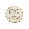 Quadretto in ferro con scritta Kitchen (kit da 5)