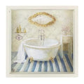 Quadretto per bagno con vasca (kit da 3)