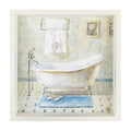 Quadretto da bagno con vasca, 25,5x3x25,5 cm (kit da 3)