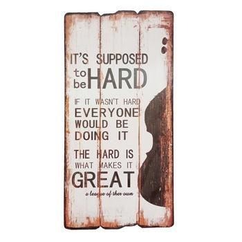 Quadro legno "hard", 40x80 cm