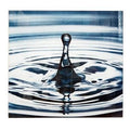 Quadretto vetro 30x30 goccia d'acqua, 30x30 cm
