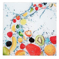 Quadretto vetro 30x30 frutta in acqua