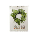 Quadro in legno Herbs con erbe aromatiche