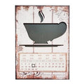 Quadretto/calendario legno tazza, 50x70 cm