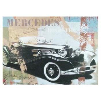Quadro tela macchina mercedes, 80x60 cm