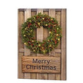 Quadro natalizio Merry Christmas, 50x40 cm (kit da 3)