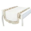 Runner da tavolo con volant, collezione Romantic Linen
