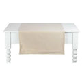 Runner da tavolo in velluto beige (kit da 3)