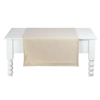 Runner da tavolo in velluto beige (kit da 3)
