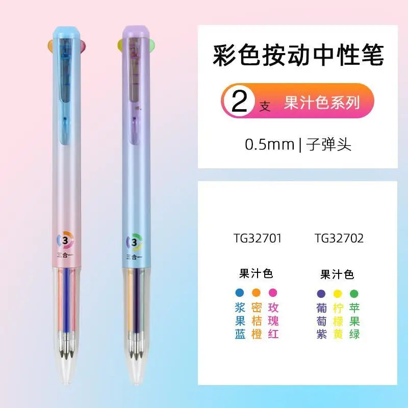 Penna gel 3 in 1 retrattile 0,5 mm, set fino a 18 colori – dettaglio 10
