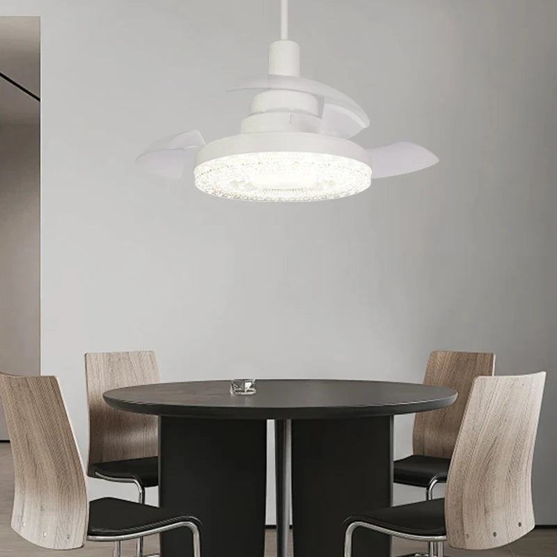Ventilatore da soffitto 16 pollici con luce LED e attacco E27 – dettaglio 2
