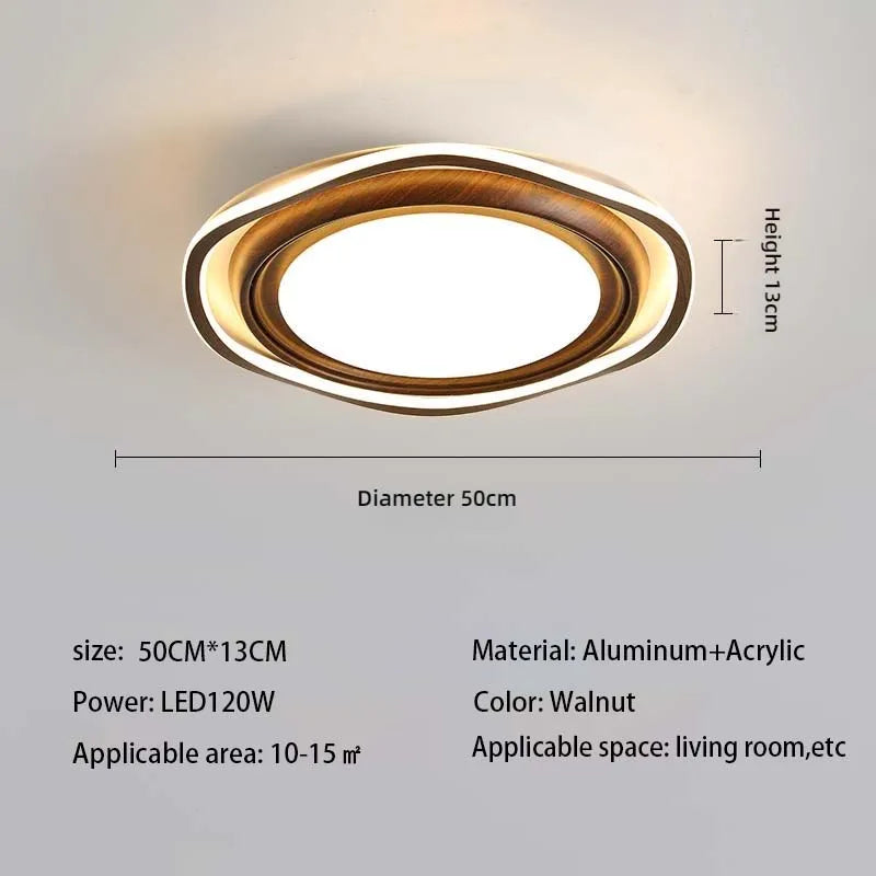 Ventilatore da soffitto moderno senza lama con lampada da soffitto rotonda senza paletta per camera da letto – foto 6