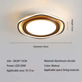 Ventilatore da soffitto moderno senza lama con lampada da soffitto rotonda senza paletta per camera da letto – foto 6