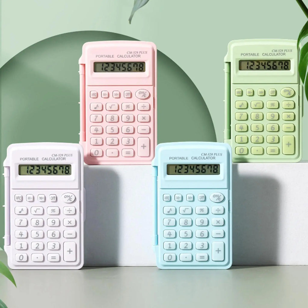 Calcolatrice tascabile con blocco note LCD, 8 cifre – foto 6