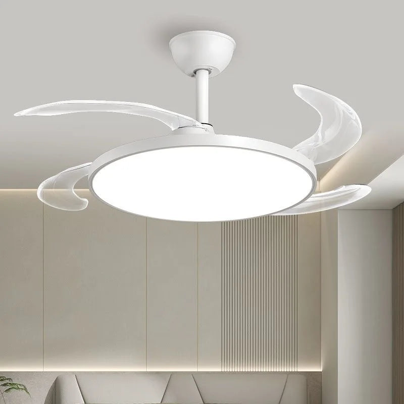 Ventilatore da soffitto sottile con luce LED e pale pieghevoli – dettaglio 3