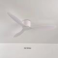 Ventilatore da soffitto moderno senza luci, motore DC, per soffitti bassi, con telecomando, ventilatore – foto 9