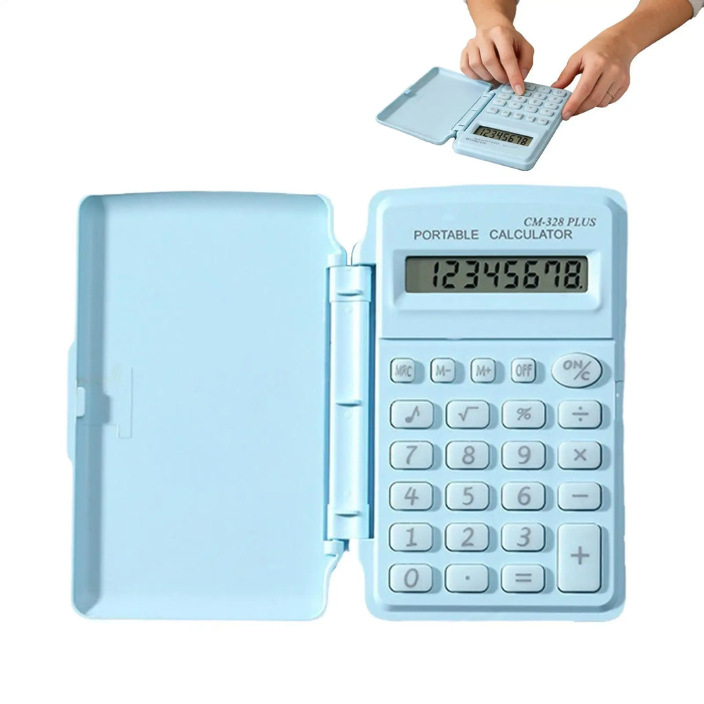 Calcolatrice tascabile con blocco note LCD, 8 cifre – foto 2