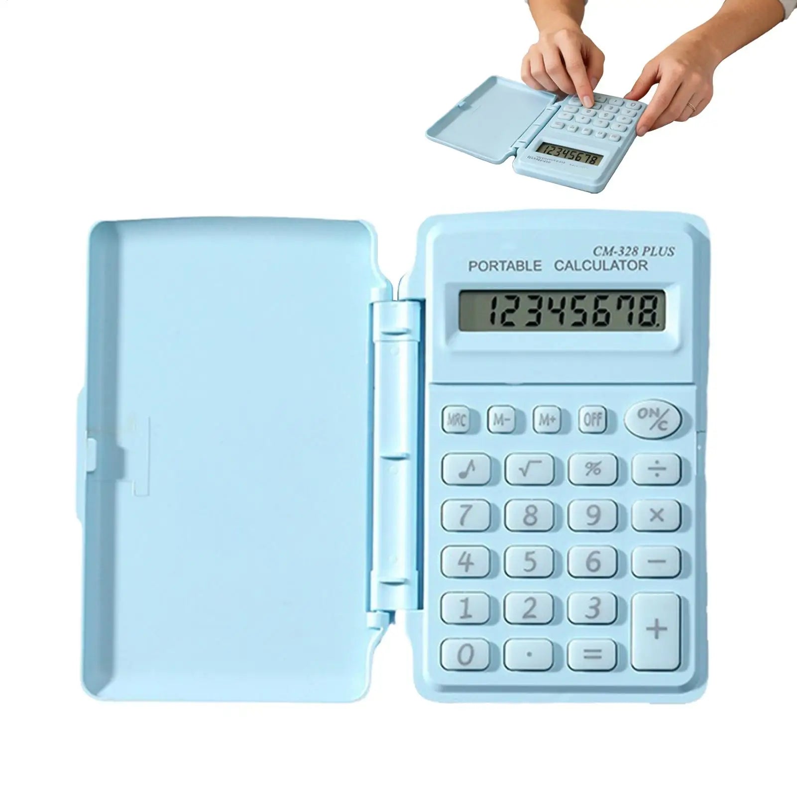 Calcolatrice tascabile con blocco note LCD, 8 cifre – foto 2