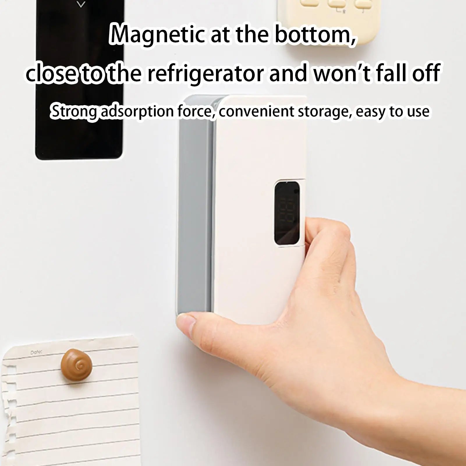 Sigillatrice e taglierina per sacchetti con magnete da frigo – dettaglio 1