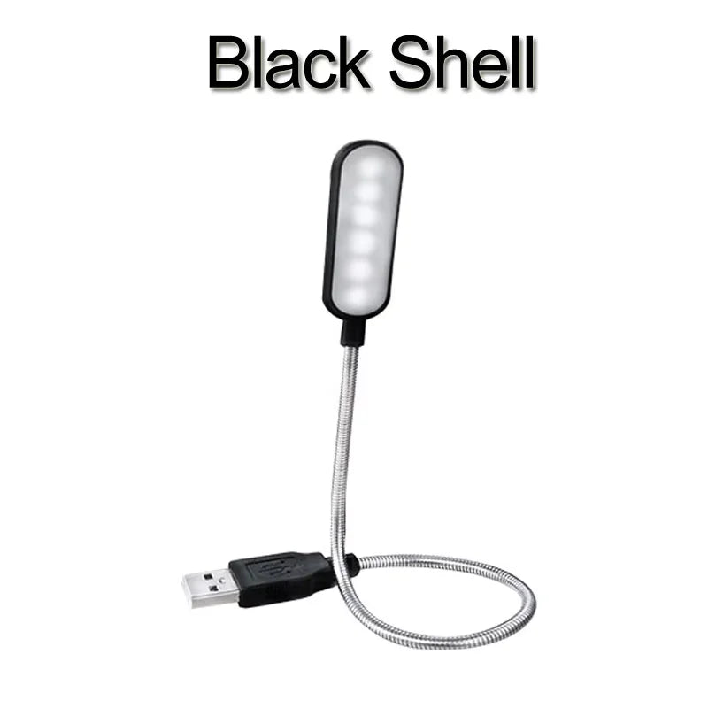 Lampada da lettura a LED con collo flessibile e presa USB – foto 7