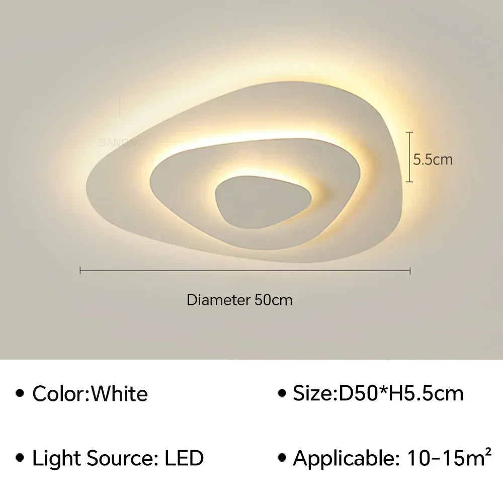 Lampadario moderno a soffitto a LED per soggiorno, sala da pranzo, camera da letto, bambini, sala studio – foto 9