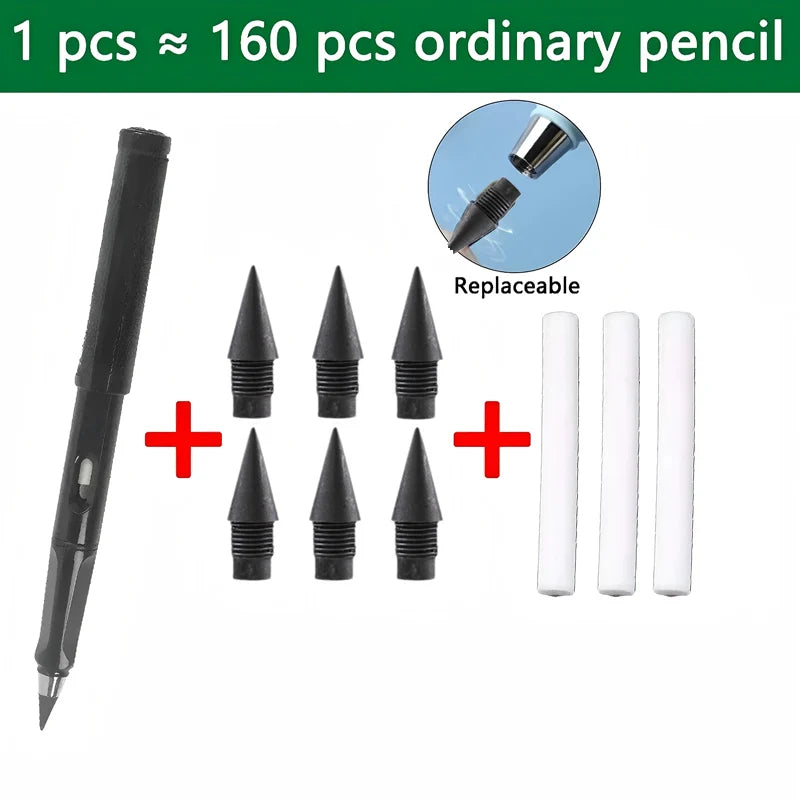 Matite eterne senza inchiostro, set da 10 da 14 cm – foto 2
